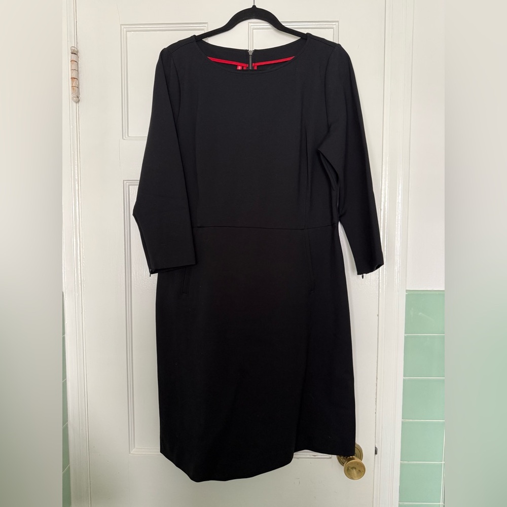Spanx Long Sleeve Black Dress